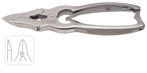 Double Action Nail Clipper Straight Double Spring 15cm – PodiMe Foot Care