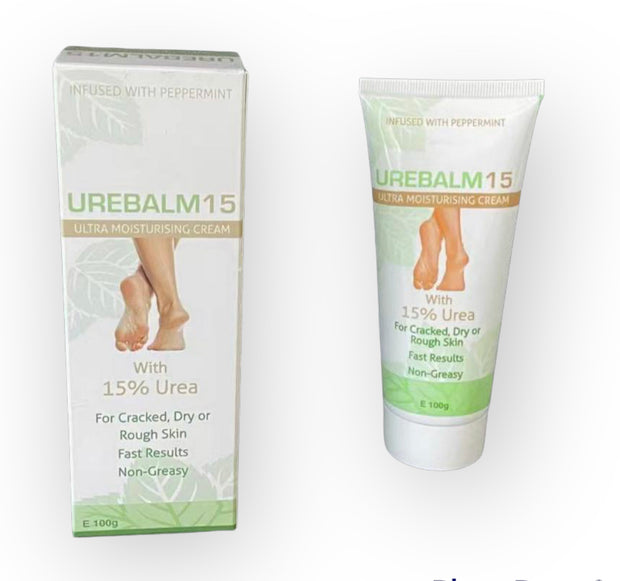 Urebalm15 - 15% Urea Cream 100g Tube With Aloe Vera and Tea Tree