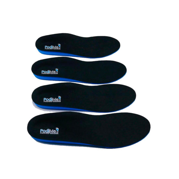 Medium Orthotic Insole next to each other